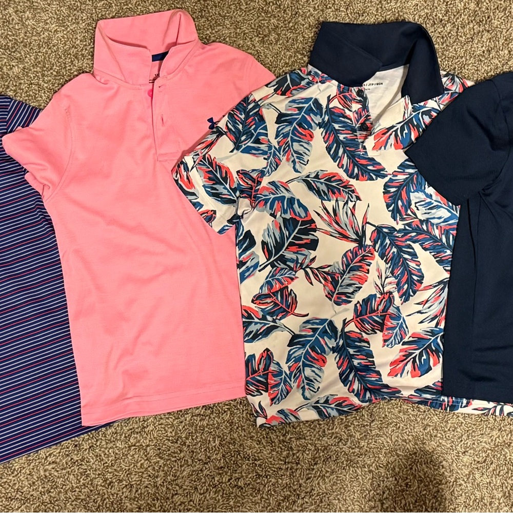 Under Armour boys polo (lot of 4)-XS